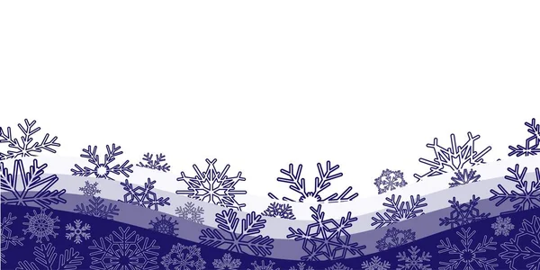 Nouvel Noël Texture Vacances 2021 Flocons Neige Sur Fond Sombre — Image vectorielle