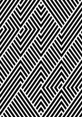 Modern moda tasarım şablonu için kare veya üçgen ağ fayanslarının soyut geometrik desen arka planı. Vektör geometri arkaplanı. Kusursuz şebeke hatları. Basit minimalist desen.       