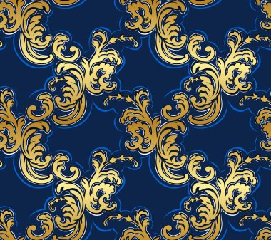 Vektör klasik kusursuz model arkaplanı. Klasik lüks klasik moda süs, duvar kağıdı, tekstil, ambalaj..