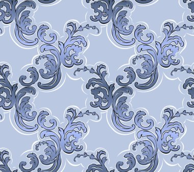 Vektör klasik kusursuz model arkaplanı. Klasik lüks klasik moda süs, duvar kağıdı, tekstil, ambalaj..