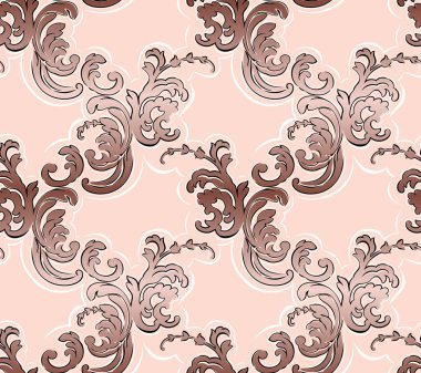 Vektör klasik kusursuz model arkaplanı. Klasik lüks klasik moda süs, duvar kağıdı, tekstil, ambalaj..