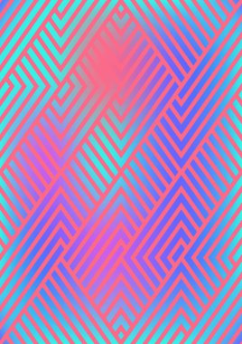 Modern moda tasarım şablonu için kare veya üçgen ağ fayanslarının soyut geometrik desen arka planı. Vektör geometri arkaplanı. Kusursuz şebeke hatları. Basit minimalist desen.       