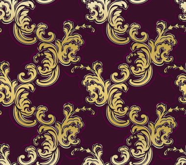 Vektör klasik kusursuz model arkaplanı. Klasik lüks klasik moda süs, duvar kağıdı, tekstil, ambalaj..