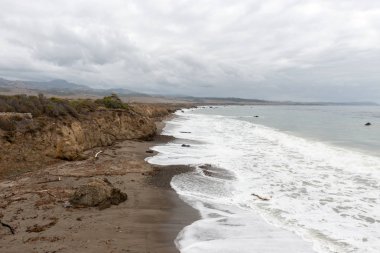 Gösterim Beach San Simeon, Kaliforniya, ABD
