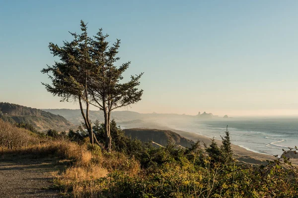 Vistas al atardecer de la costa sur de Oregon — Foto de Stock