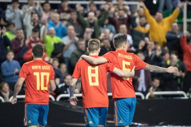 Kapalı footsal maç Multiusos Pavilion Caceres, Brezilya ve İspanya Milli takım