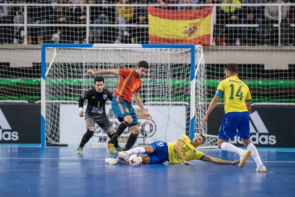 Kapalı footsal maç Multiusos Pavilion Caceres, Brezilya ve İspanya Milli takım