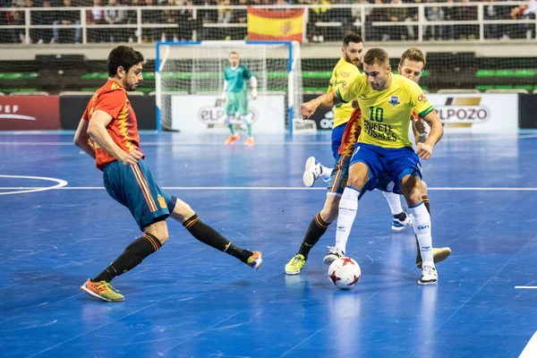 Kapalı footsal maç Multiusos Pavilion Caceres, Brezilya ve İspanya Milli takım