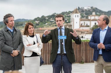Muhafazakar Halk Partisi Konferans Caceres Pablo Casado Pp lideri ve İspanya'da başbakan adayı