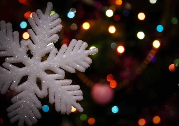 Snowflake Garland Background — Stock Photo, Image