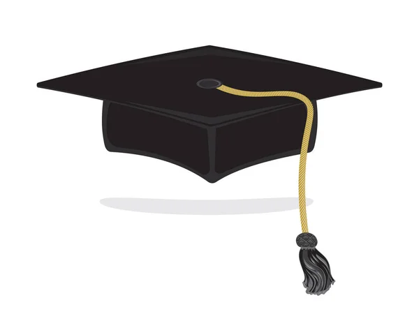 Vector Illustration Graduation Cap — Stock Vector