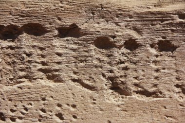 kahverengi taş veya mwith çatlaklar ve kalıpçı duvar bir doku