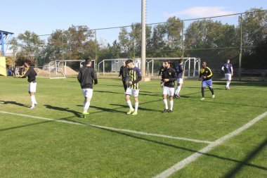 Antalya, Türkiye. 25 Aralık 2018. Açık stadyumda futbolcular için antrenman lar.