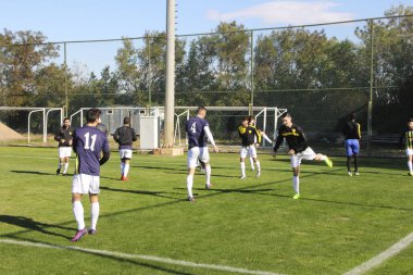 Antalya, Türkiye. 25 Aralık 2018. Açık stadyumda futbolcular için antrenman lar.