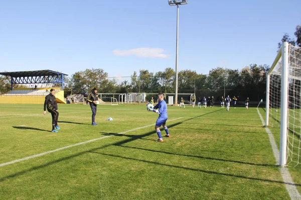 Antalya, Turquie. 25 décembre 2018. Séances d'entraînement pour les joueurs de football dans un stade ouvert . — Photo