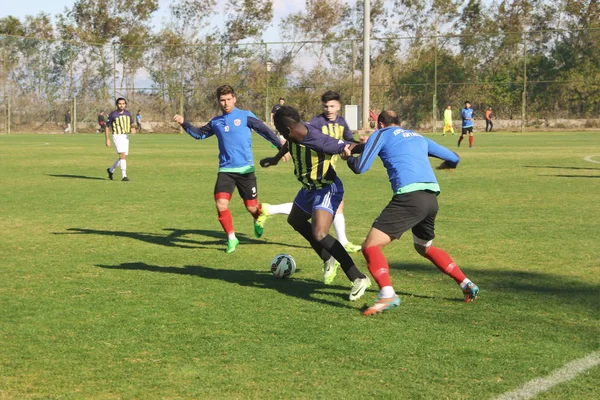 安塔利亚 土耳其 2018 在露天体育场为足球运动员训练课程 — 图库照片