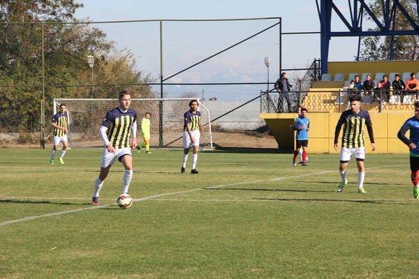 Antalya Turkey December 2018 Training Sessions Football Players Open Stadium — Stock Photo, Image