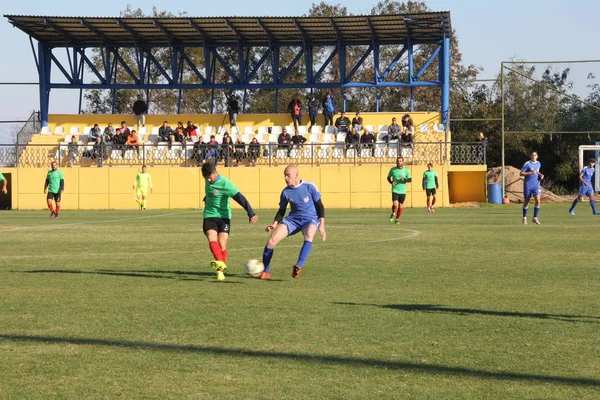 Antalya Türkiye Aralık 2018 Açık Bir Stadyumda Futbolcular Için Bir — Stok fotoğraf