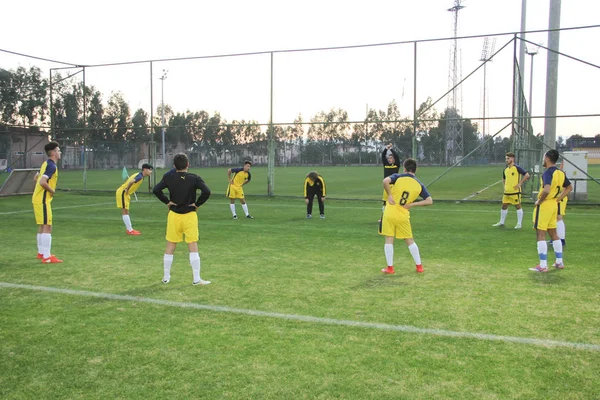 Antalya Turquía Diciembre 2018 Entrenar Jugadores Fútbol Estadio Abierto —  Fotos de Stock