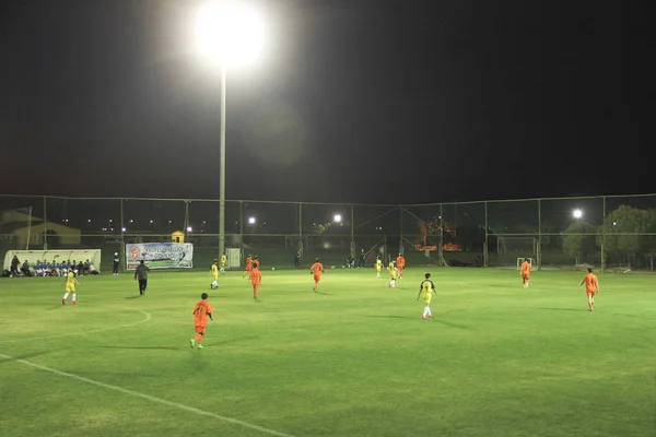 Antalya Turecko Prosince 2018 Školení Fotbalových Hráčů Otevřeném Stadionu — Stock fotografie