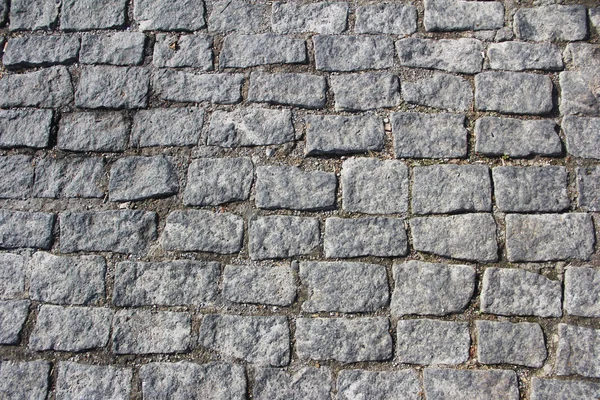 Texture of natural stone gray old a pavers — Stock Photo, Image