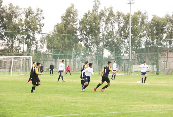 Antalya Türkiye Aralık 2018 Açık Bir Stadyumda Futbolcular Için Bir — Stok fotoğraf