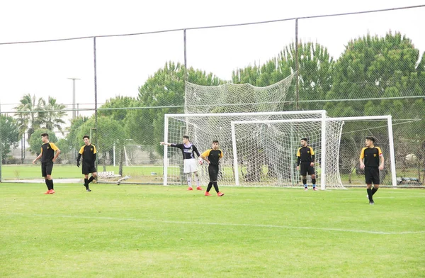 Antalya Turkije December 2018 Trainen Van Een Sessie Voor Voetballers — Stockfoto