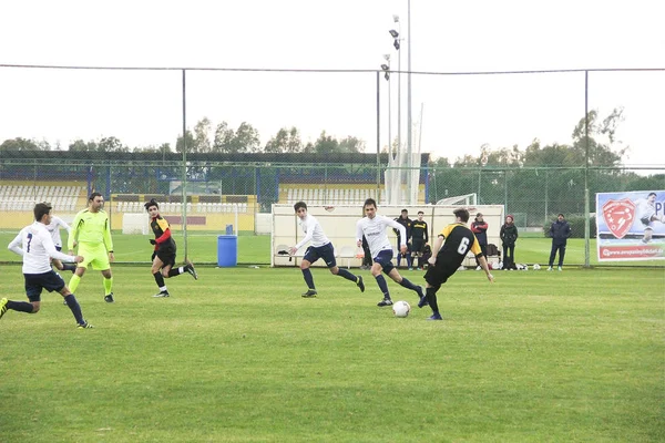 Antalya Türkiye Aralık 2018 Açık Bir Stadyumda Futbolcular Için Bir — Stok fotoğraf