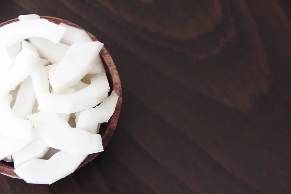 접시에 맛있는 코코넛의 — 스톡 사진