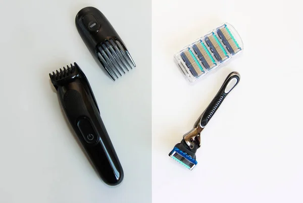 Hair Clipper Shaving Machines Blades — Stock Photo, Image