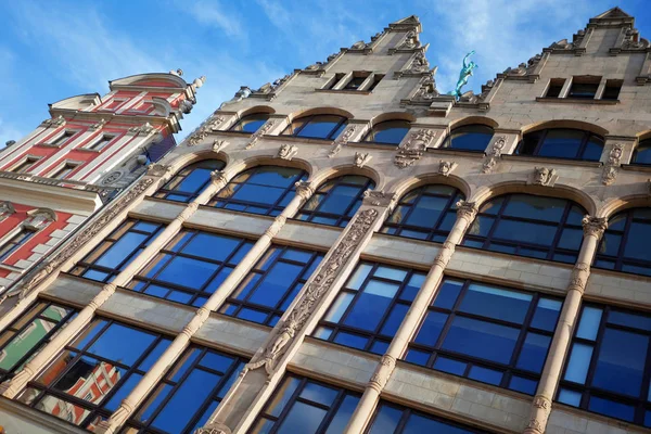 Facades Old Houses Poland — Stock Photo, Image