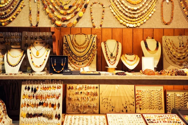 Jewelry Store Display New Collection — Stock Photo, Image