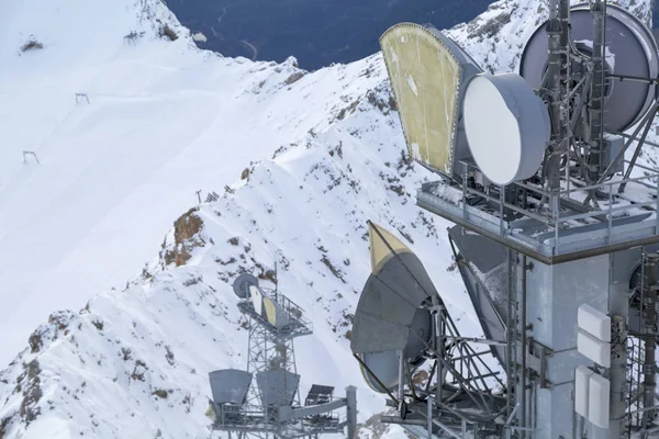 Estación Meteorológica Los Alpes Alemania — Foto de Stock