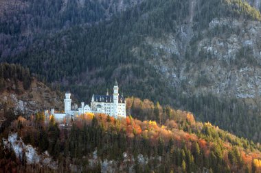 Castle Neuschwanstein Bavyera Alpleri'nde, Almanya