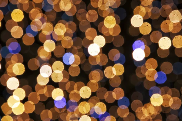 Defocused Night Lights Blurred Sparkles — Stock Photo, Image