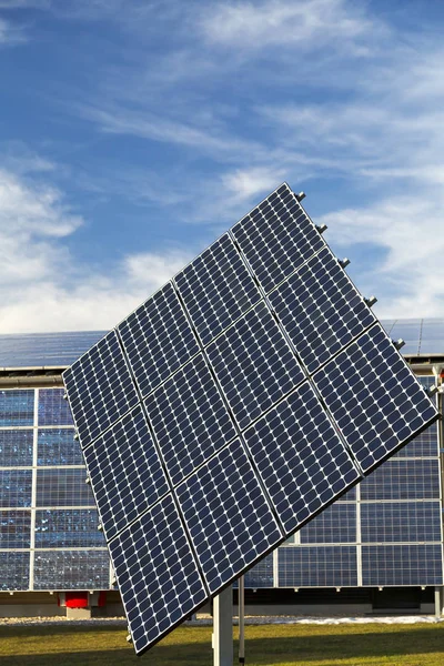 Pannello Solare Sistema Elettrico — Foto Stock