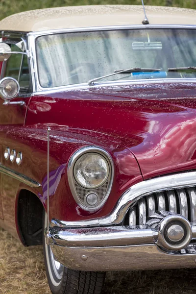 Detalhe Frontal Carro Vintage Buick — Fotografia de Stock