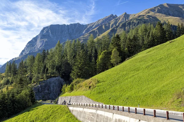 Estrada Alpina Áustria — Fotografia de Stock