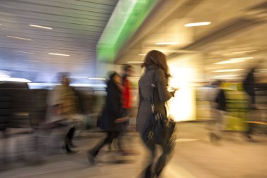 Waling, mutlu insanlar alışveriş, alışveriş çılgınlığı şehirde