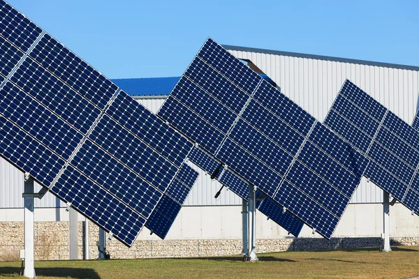 Celle fotovoltaiche solari — Foto Stock