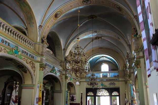 Berezhany Ucrania Agosto 2013 Hermoso Interior Iglesia Greco Católica Ucraniana —  Fotos de Stock