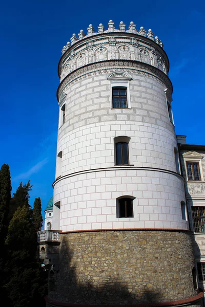 Krasiczyn Pologne Octobre 2013 Château Krasiczyn Magnifique Palais Renaissance Pologne — Photo