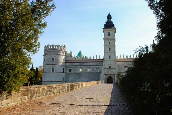 Krasiczyn Polonia Ottobre 2013 Castello Krasiczyn Bellissimo Palazzo Rinascimentale Polonia — Foto Stock