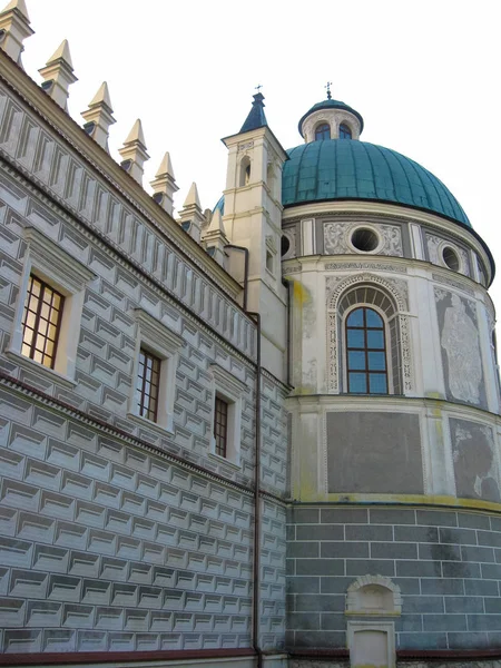 Krasiczyn Polonia Octubre 2013 Castillo Krasiczyn Hermoso Palacio Renacentista Polonia — Foto de Stock