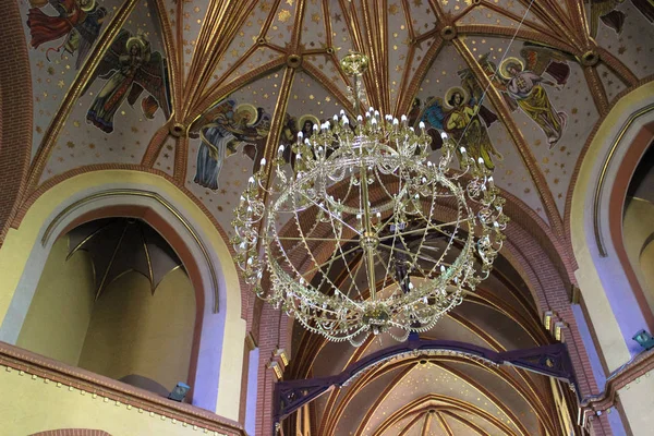 Tarnow Poland May 2014 Interior Gothic Catholic Church Holy Family — Stock Photo, Image