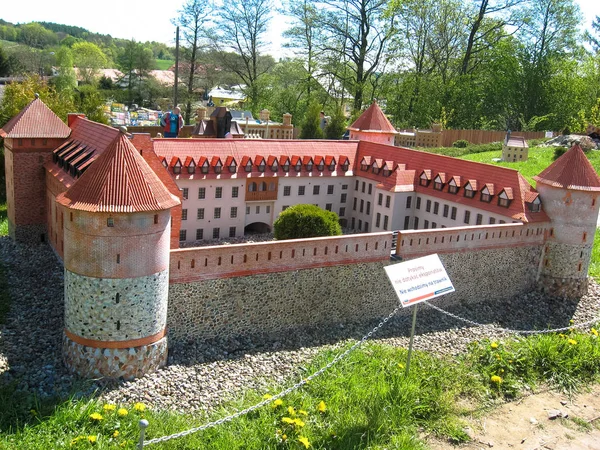 Strysza Buda Mirachowo Poland May 2014 Kaszubski Miniature Park Scale — Stock Photo, Image