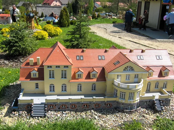 Strysza Buda Mirachowo Poland May 2014 Kaszubski Miniature Park Scale — Stock Photo, Image