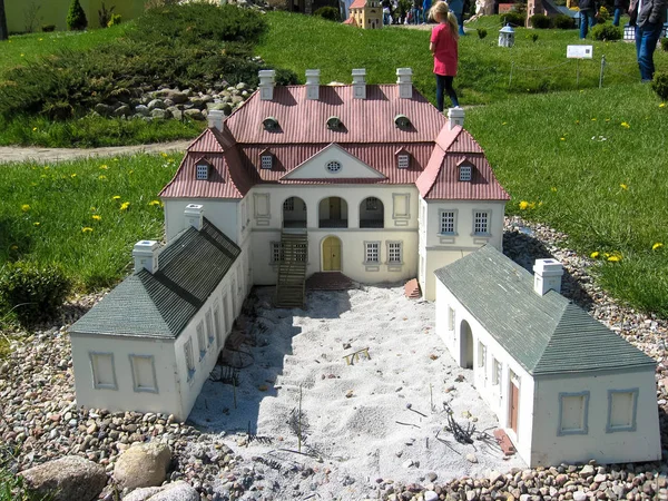 Strysza Buda Mirachowo Polska Maja 2014 Kaszubski Park Miniatur Skala — Zdjęcie stockowe