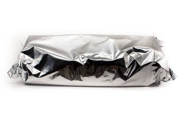 Aluminum foil package bag isolated image on a white background