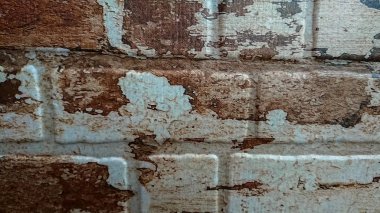 Renkli tuğla tasarım için arka plan doku duvar ve süsleyin. Yatay mimari duvar kağıdı.